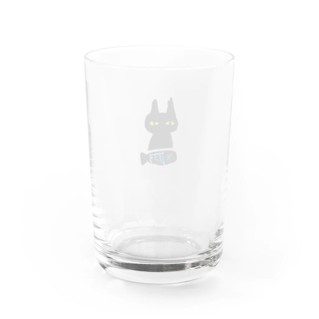 senbaku商店のネコとサカナ Water Glass :back