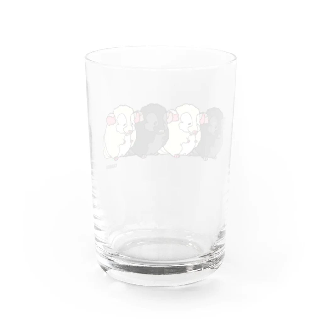 都会のくまねずみくん taaamaのチンチラフレンズ Water Glass :back