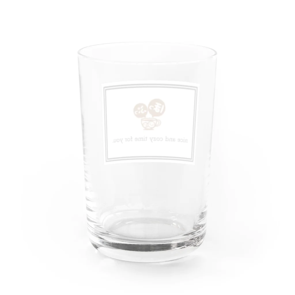 hop_since_2015_のほっとしてぷっと笑える時間をあなたに🍀 Water Glass :back