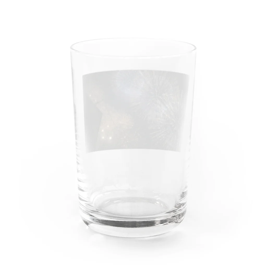 Takeの花火 Water Glass :back