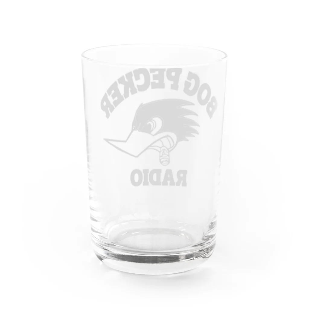 BOG ENTERTAINMENTのBOG LOGO black Water Glass :back