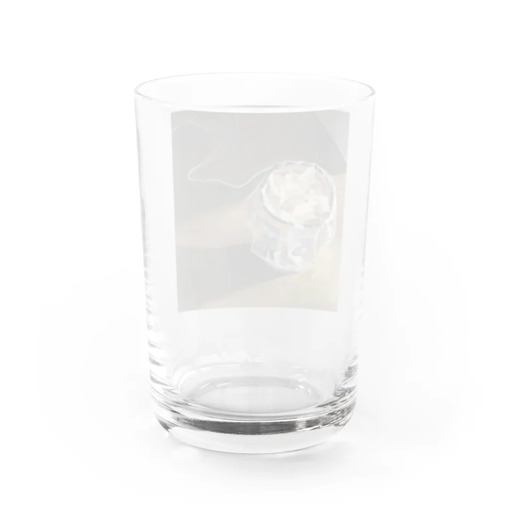 いとうともこのゴミ Water Glass :back