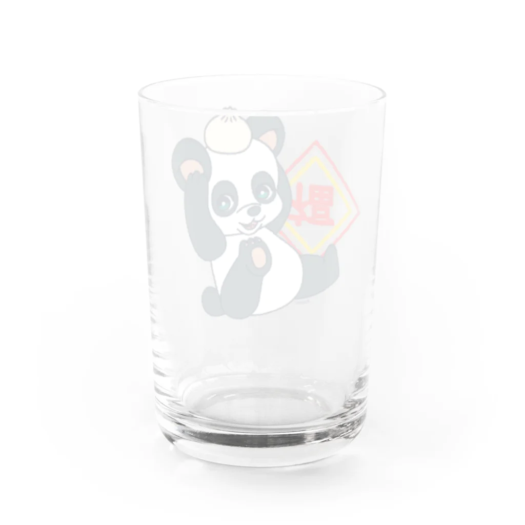 Ayumi_0916の中華な食いしん坊パンダ Water Glass :back