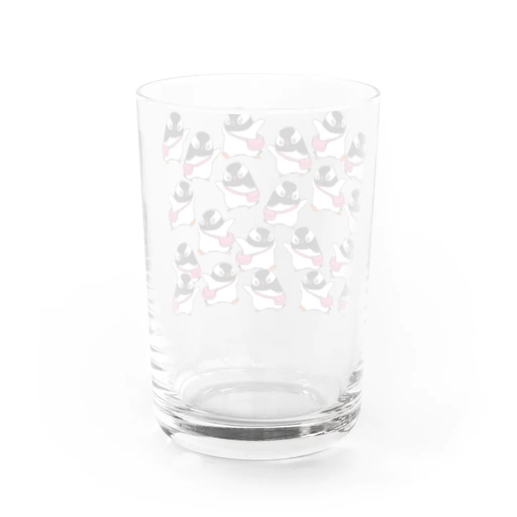 ヤママユ(ヤママユ・ペンギイナ)のあっちへこっちへプピゴン Water Glass :back