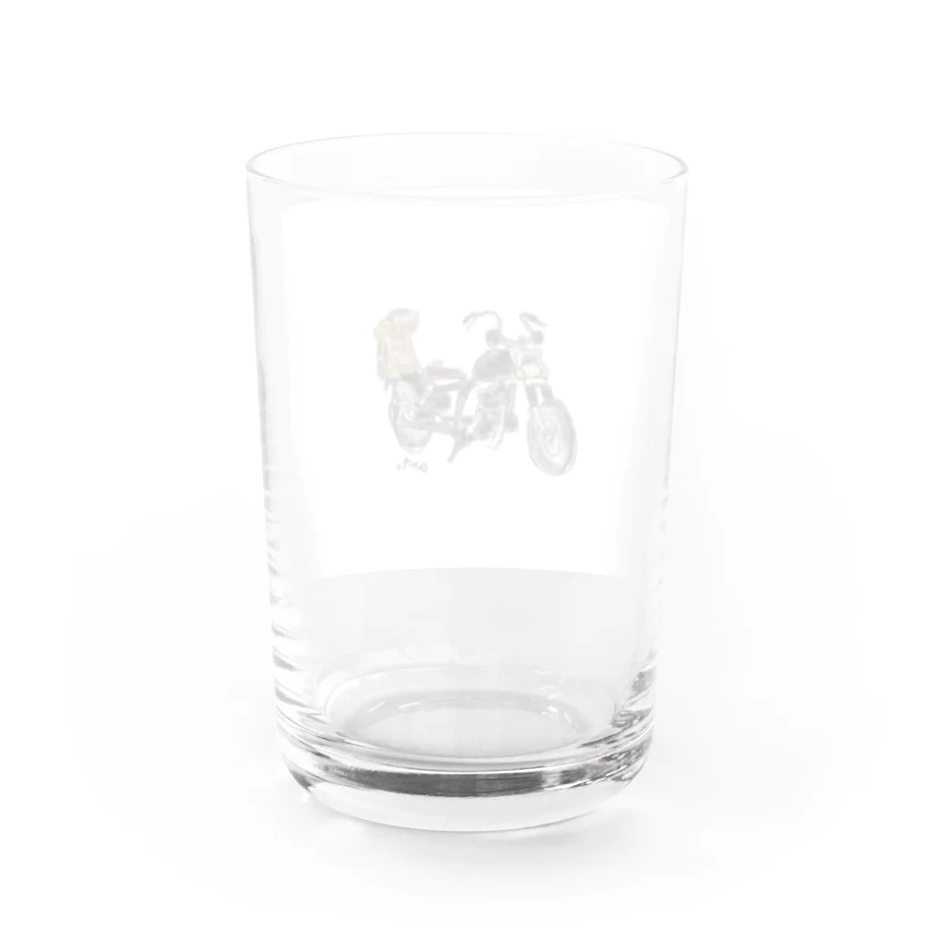 Azuのおうちのantくん。 Water Glass :back