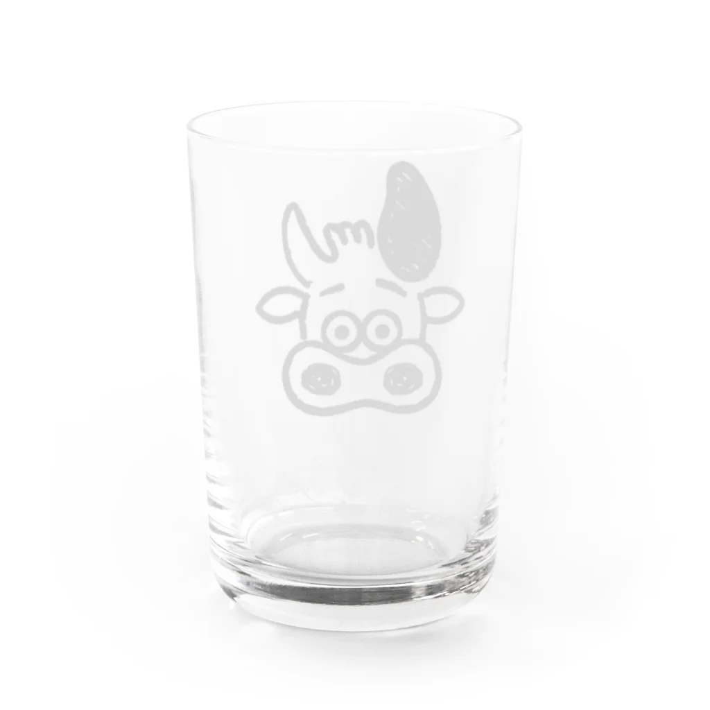 SIRCARSのRainのSIRCARSのうしくん Water Glass :back