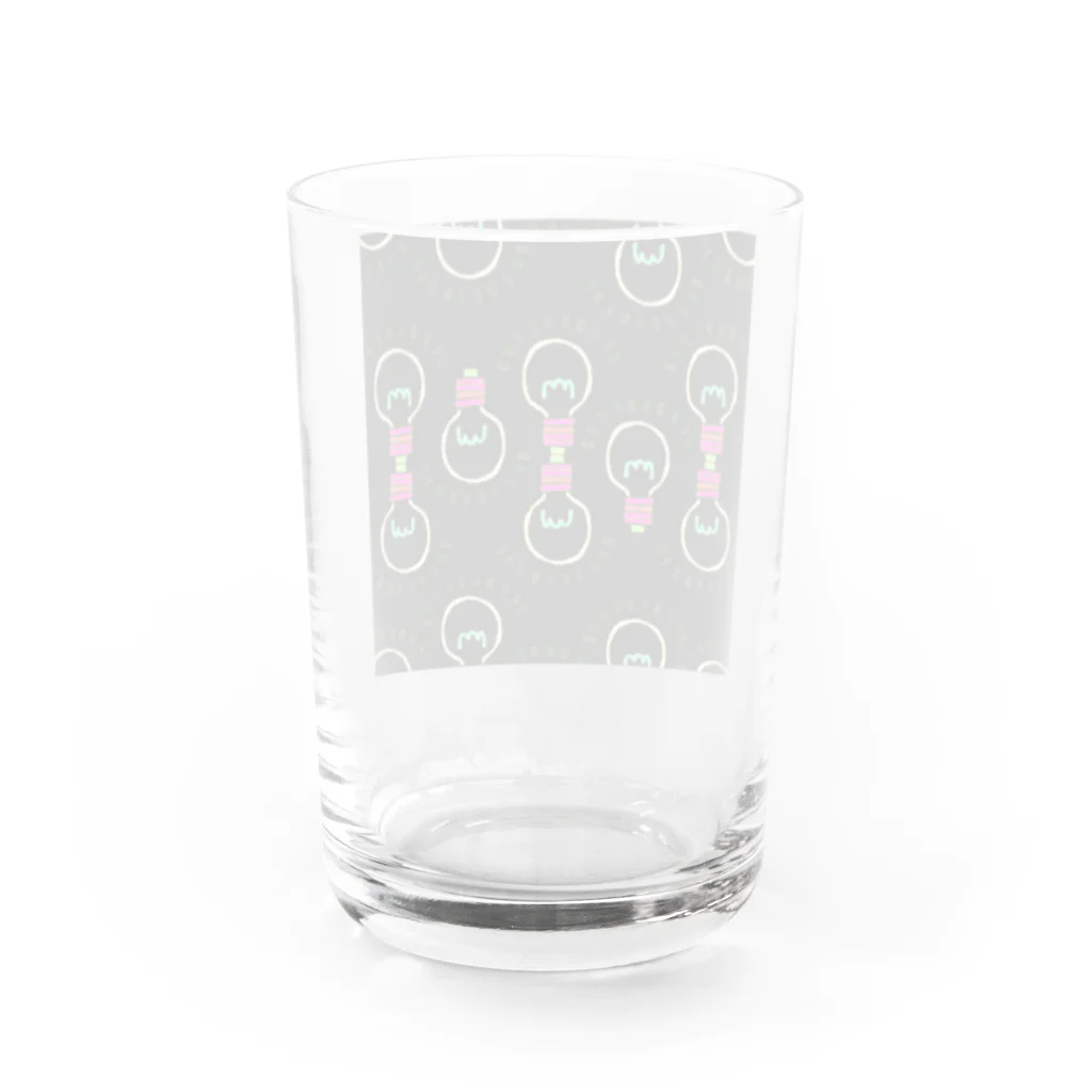 星華 -SEIKAcreate-の電球柄 Water Glass :back