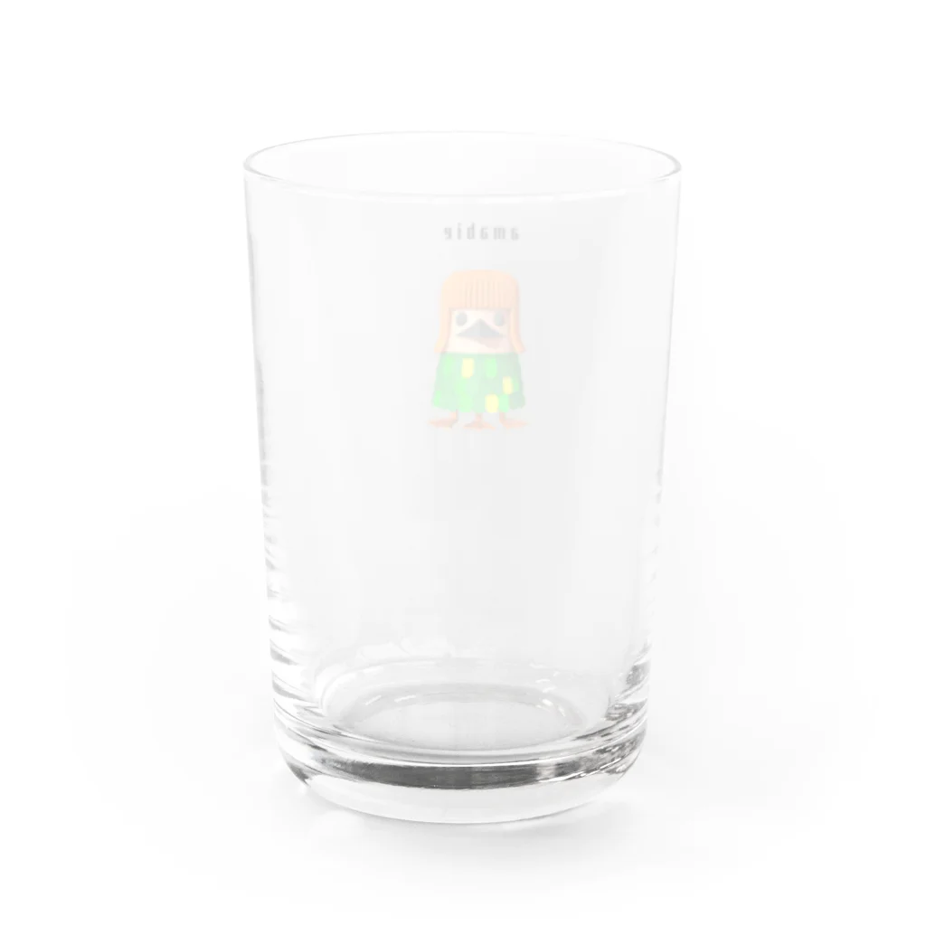 hozdesignのアマビエ3939 Water Glass :back