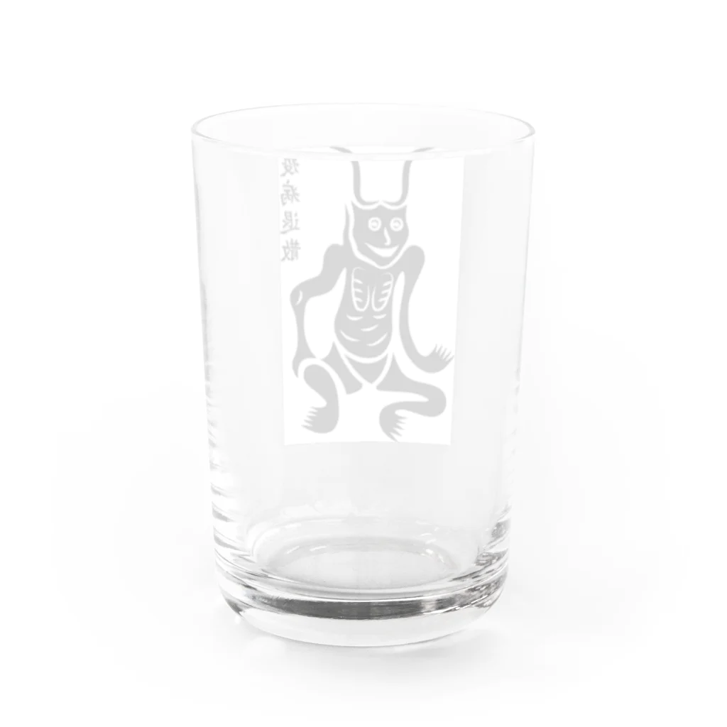 奇染屋傾金堂(きぞめやかぶきんどう)の元三大師 Water Glass :back