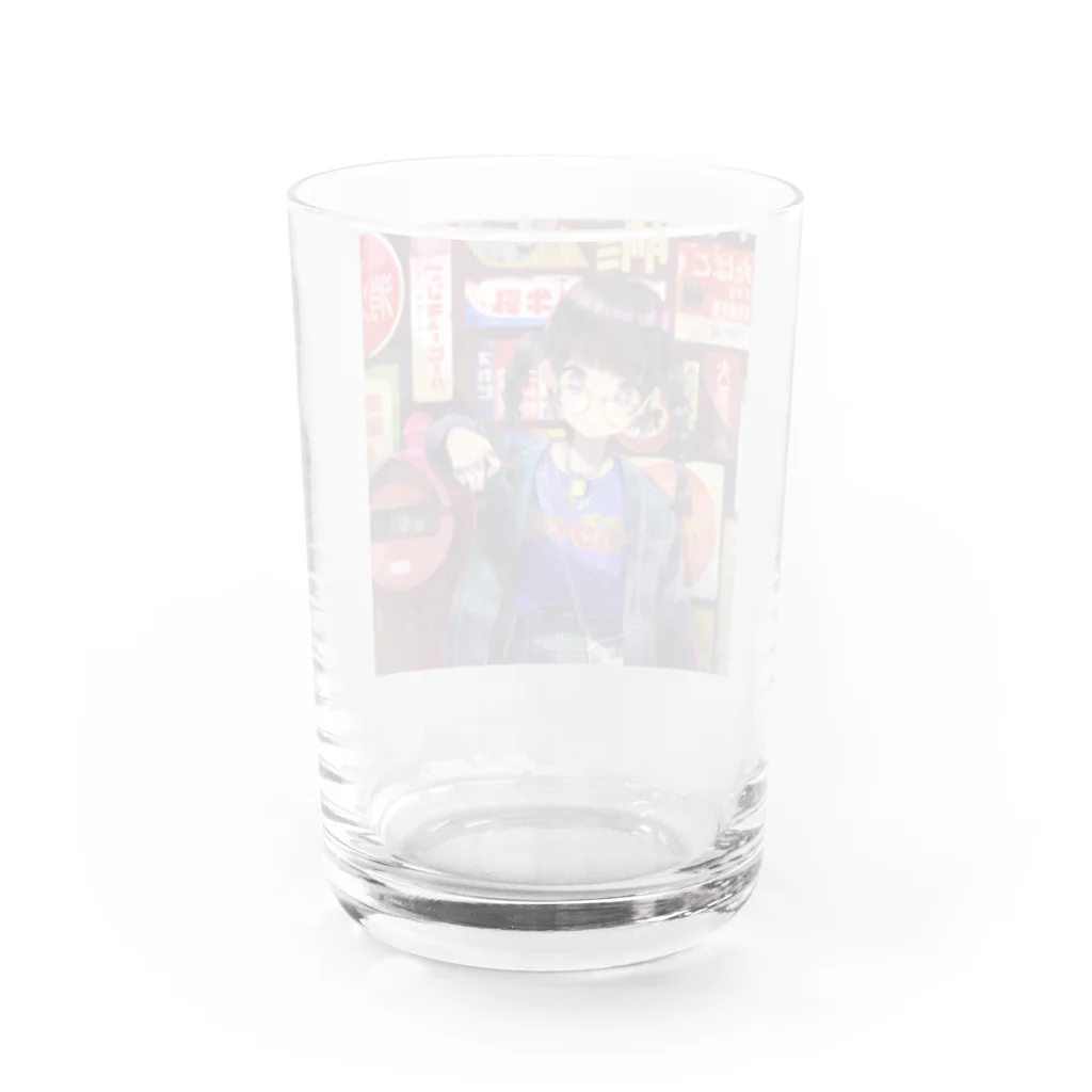 つるしまたつみのセンセーション Water Glass :back