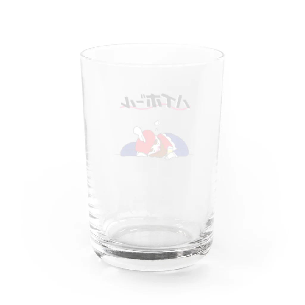 hikariのよっぱらいひげおじさんグラス Water Glass :back