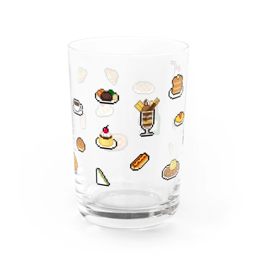 GAME-LABOの食べ物ドット絵 Water Glass :back