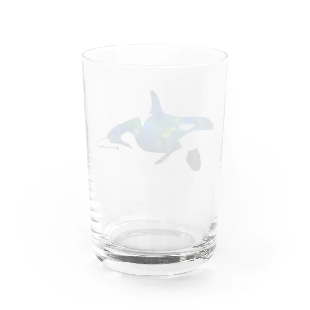 伸海明の『瑠璃色の地球』 Water Glass :back