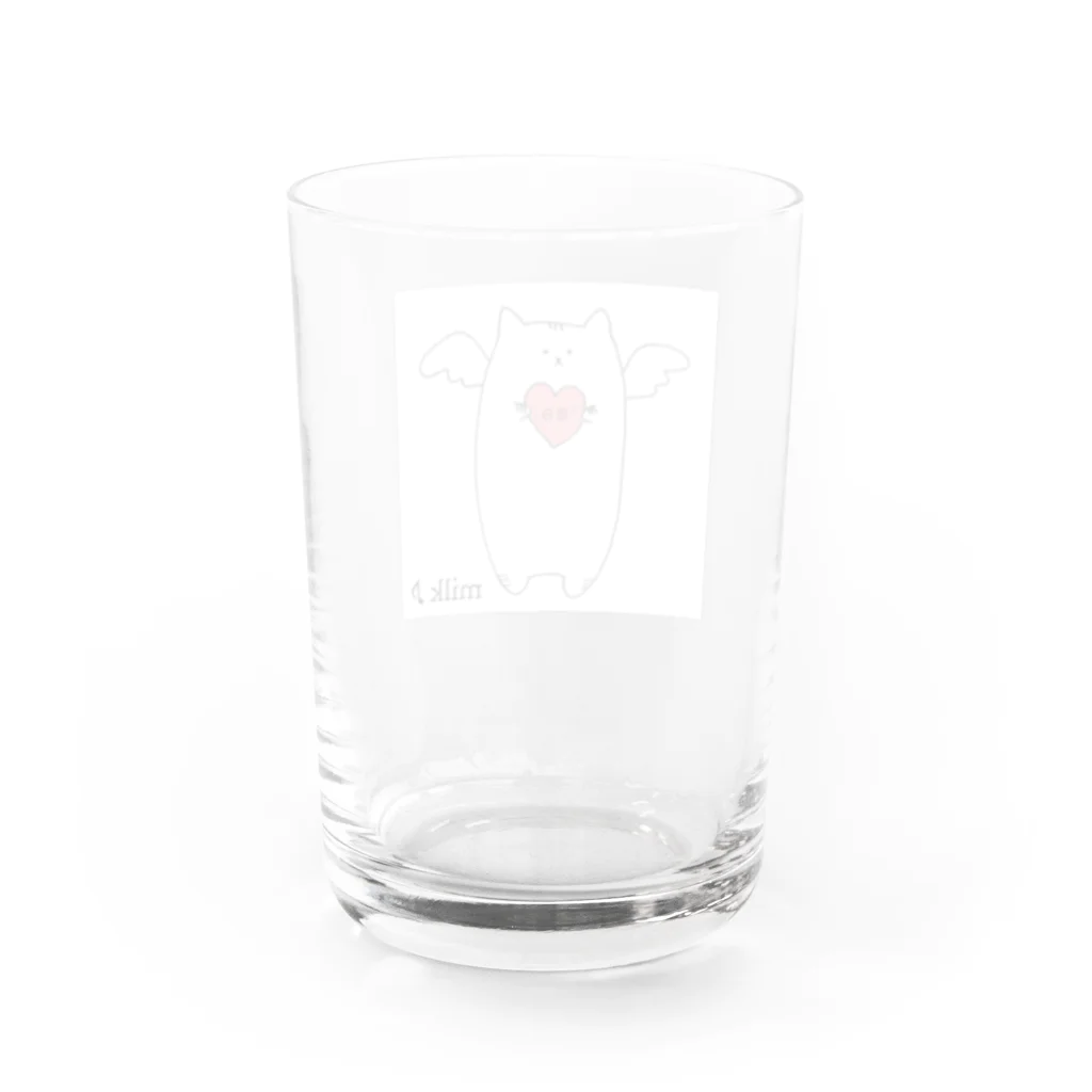 アトリエ「空白」のmilk♪のグッズ Water Glass :back