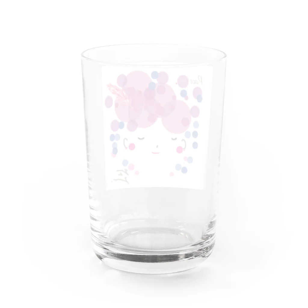 gama da gamaのPace イラスト背景白バージョン Water Glass :back