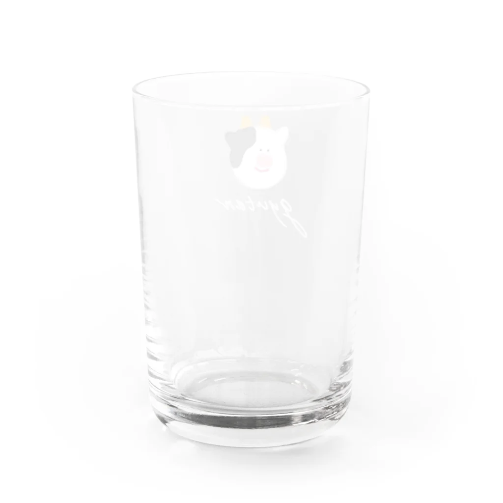 伊藤のゆるっとシリーズの🐄 Water Glass :back