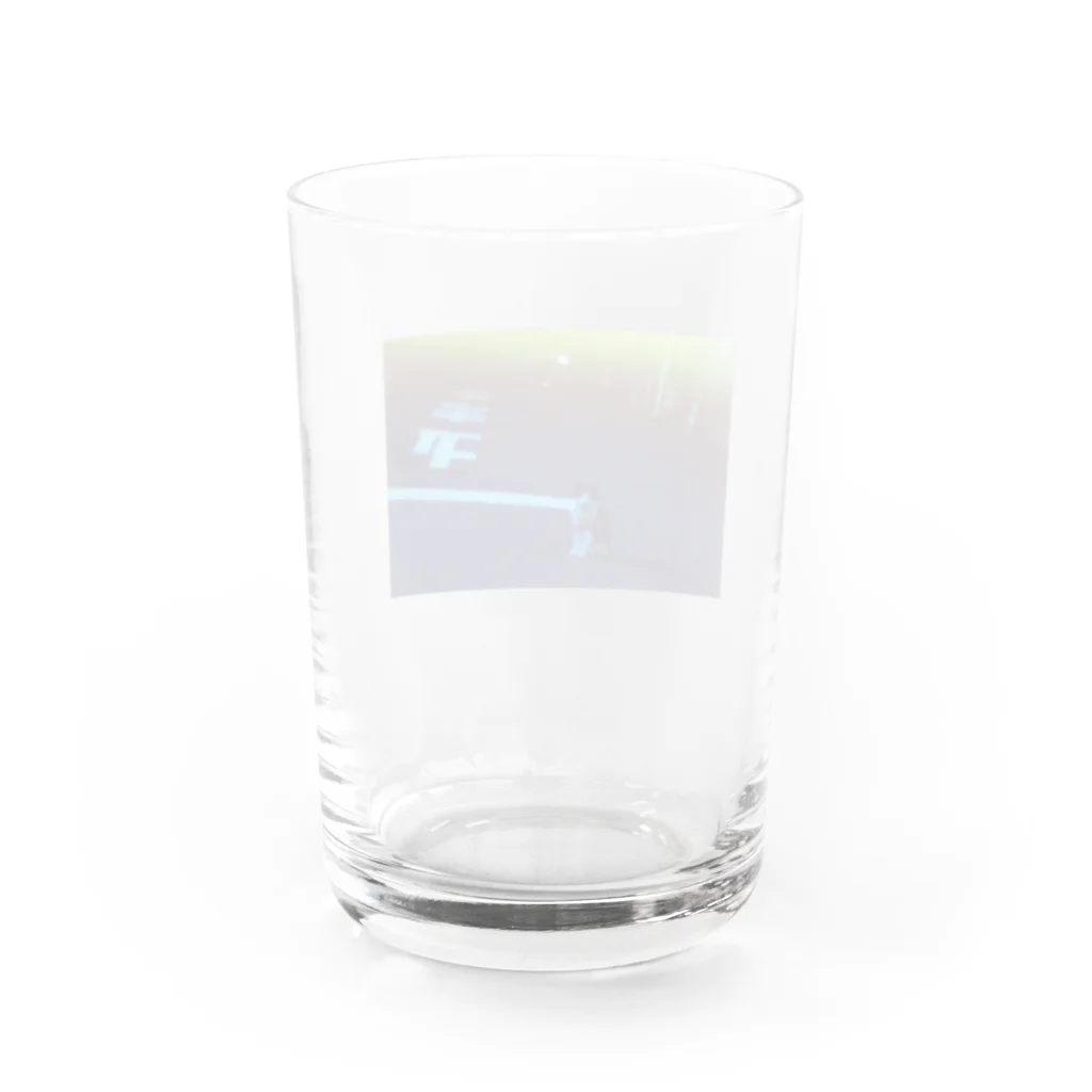 ✶ uopn ✶の夜の猫と止まれ Water Glass :back