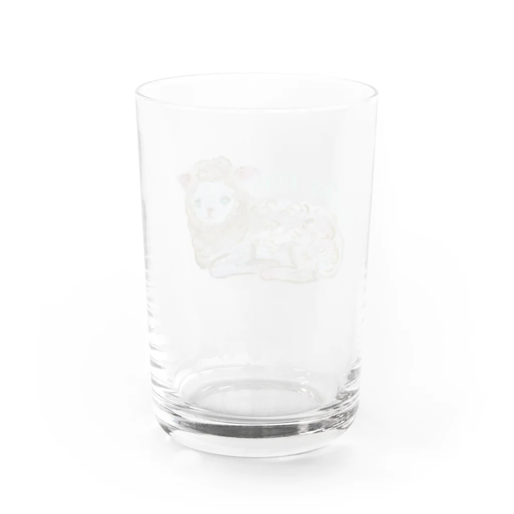 milky pop.ののんびりひとやすみ Water Glass :back