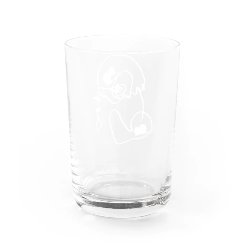 good onigiriのイルカとクジラ Water Glass :back