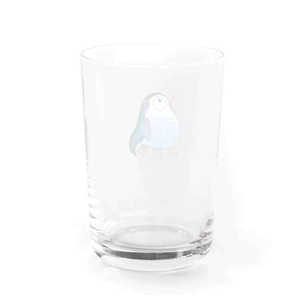 ことりや＊ぼたんのあまびえ Water Glass :back