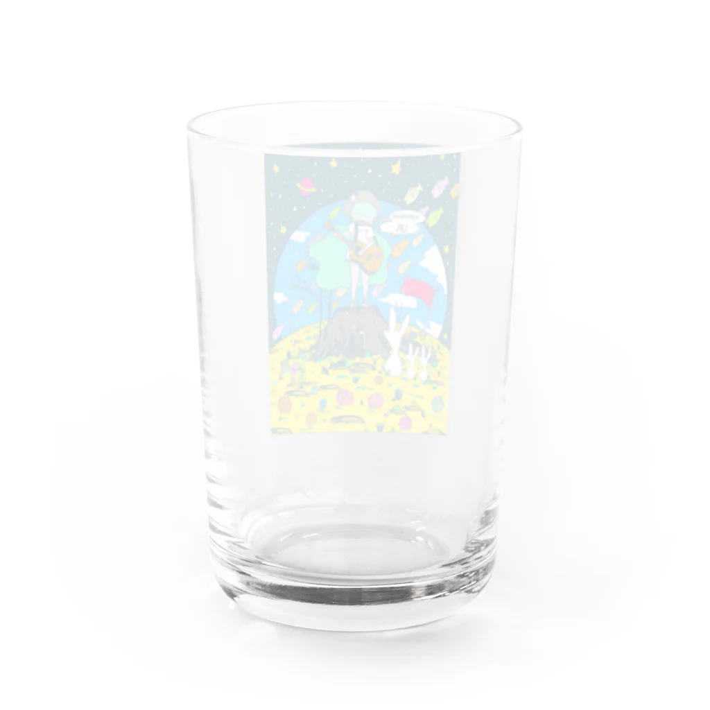 日本橋UPsの支援イラストフルカラーver. Water Glass :back