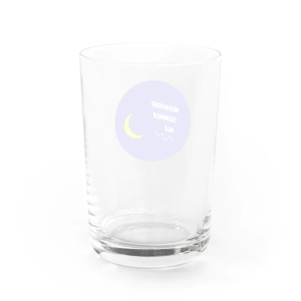 NOF.のMIDNIGHT SUMMER ALE Water Glass :back