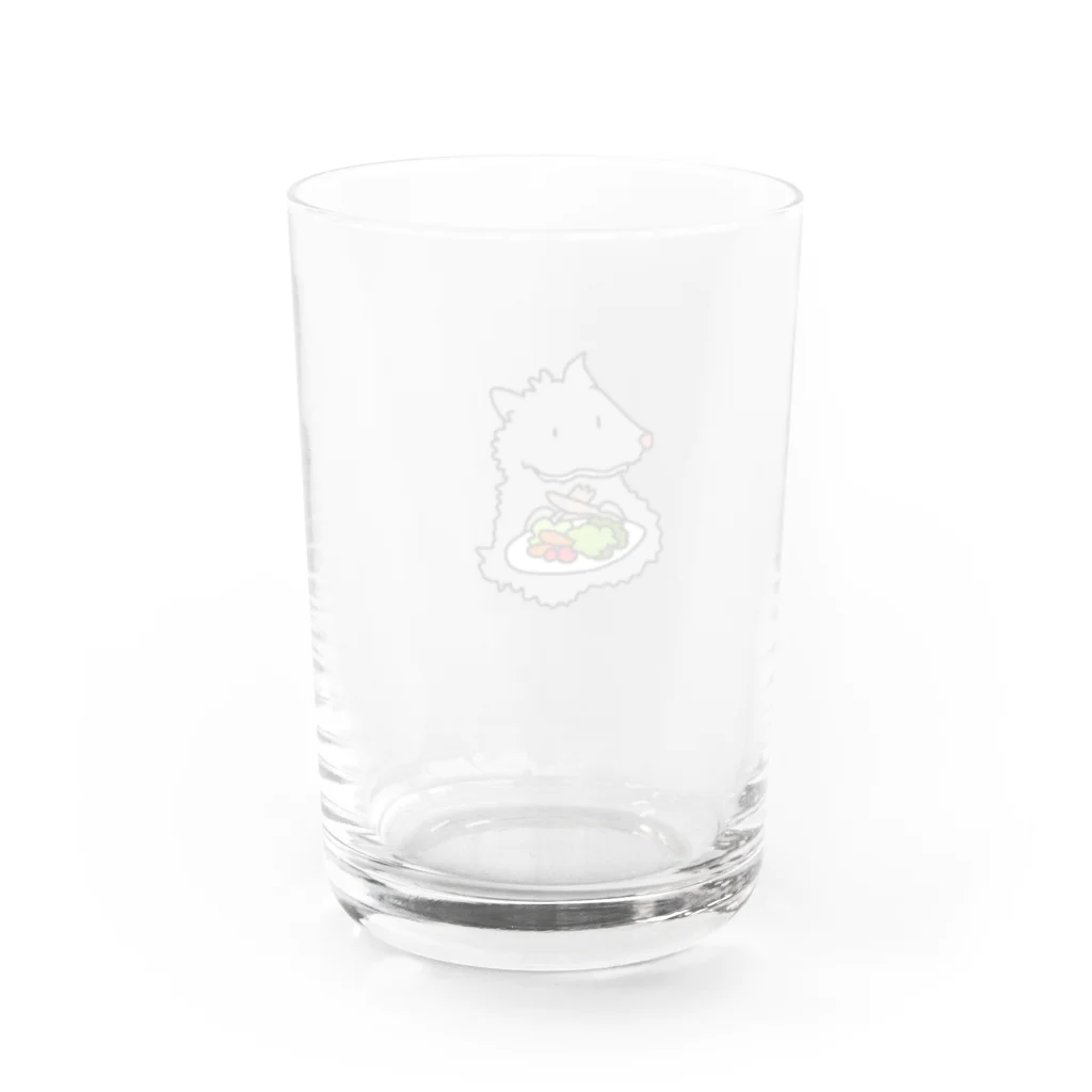 アリクイの菜食主義者のオオカミ Water Glass :back