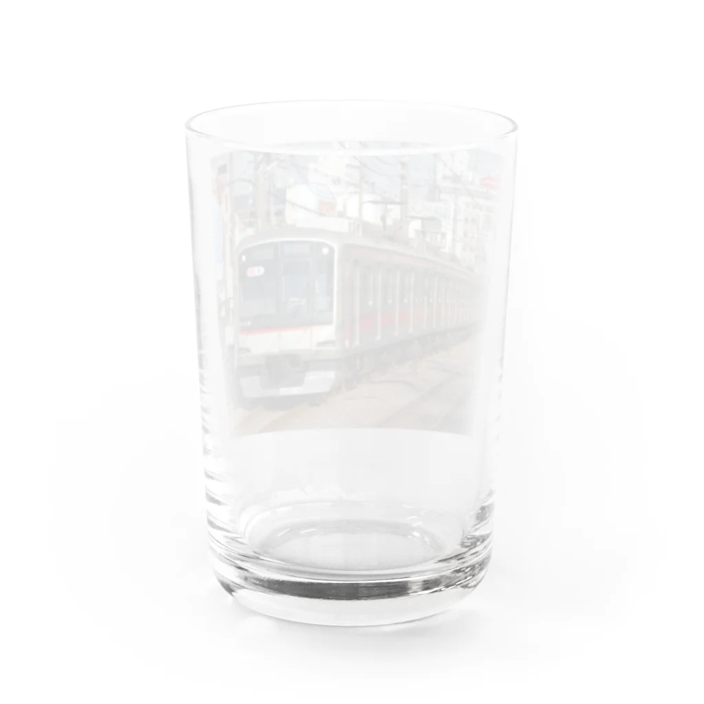 アクセルスタイルの東急東横線の電車 Water Glass :back