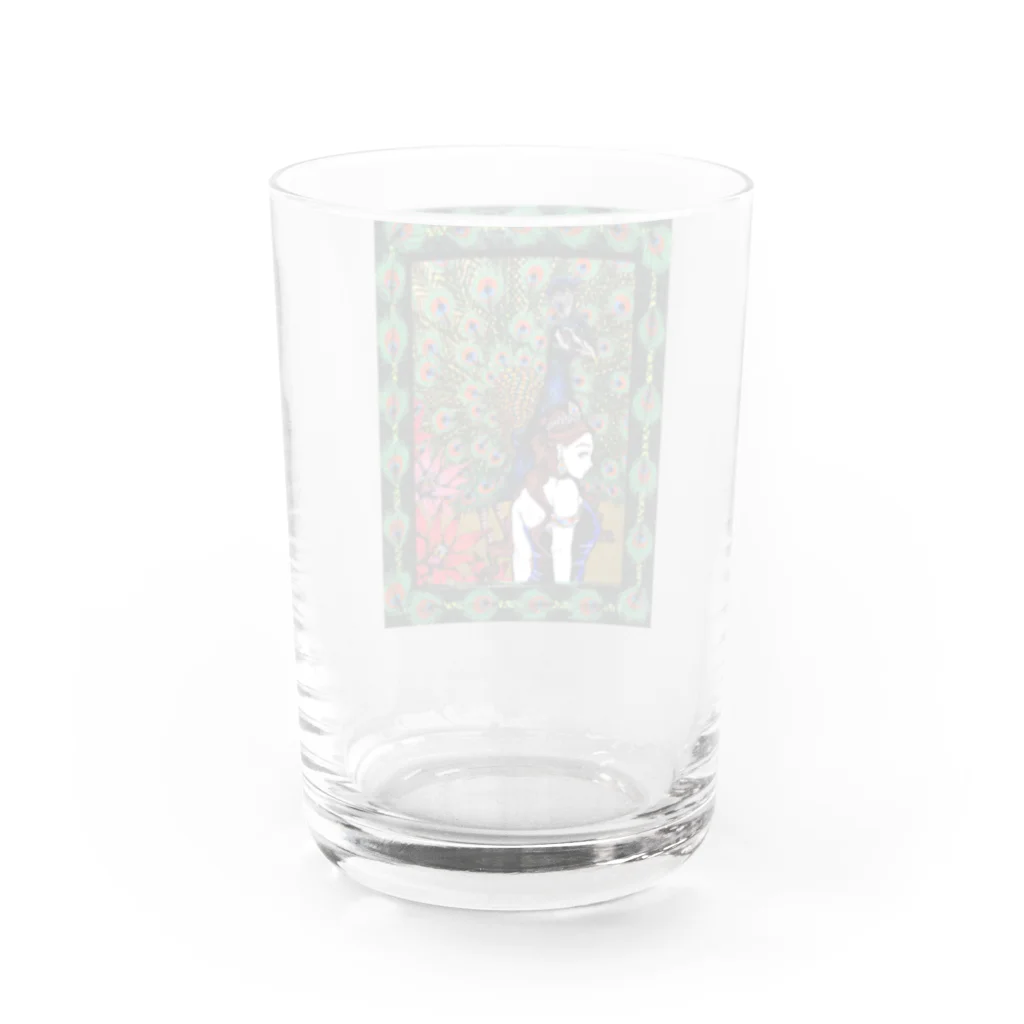 KOUTA TANIGUCHIのマハーマユーリ（額有ver.） Water Glass :back