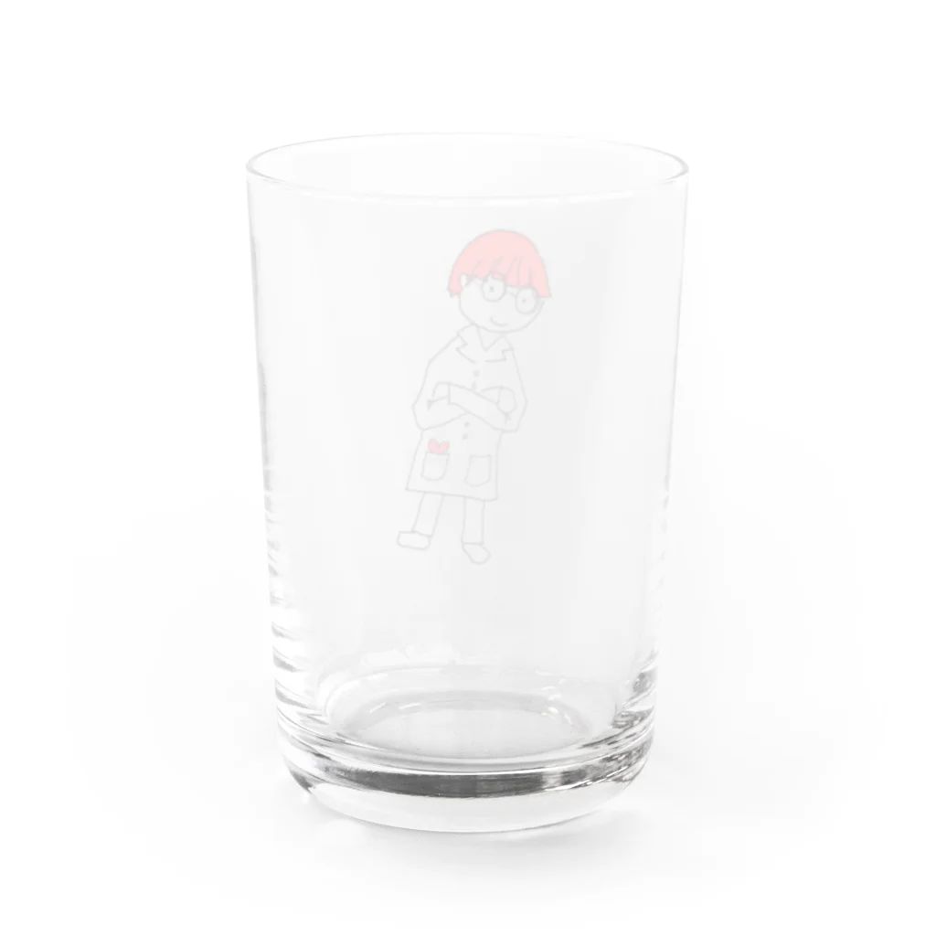 水仙舎のいいねさん Water Glass :back