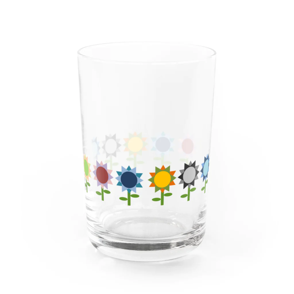 うさぎのきた道&のお花たちB Water Glass :back