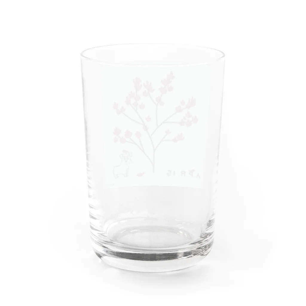 ととめめ/ totomemeの4月15日 Water Glass :back