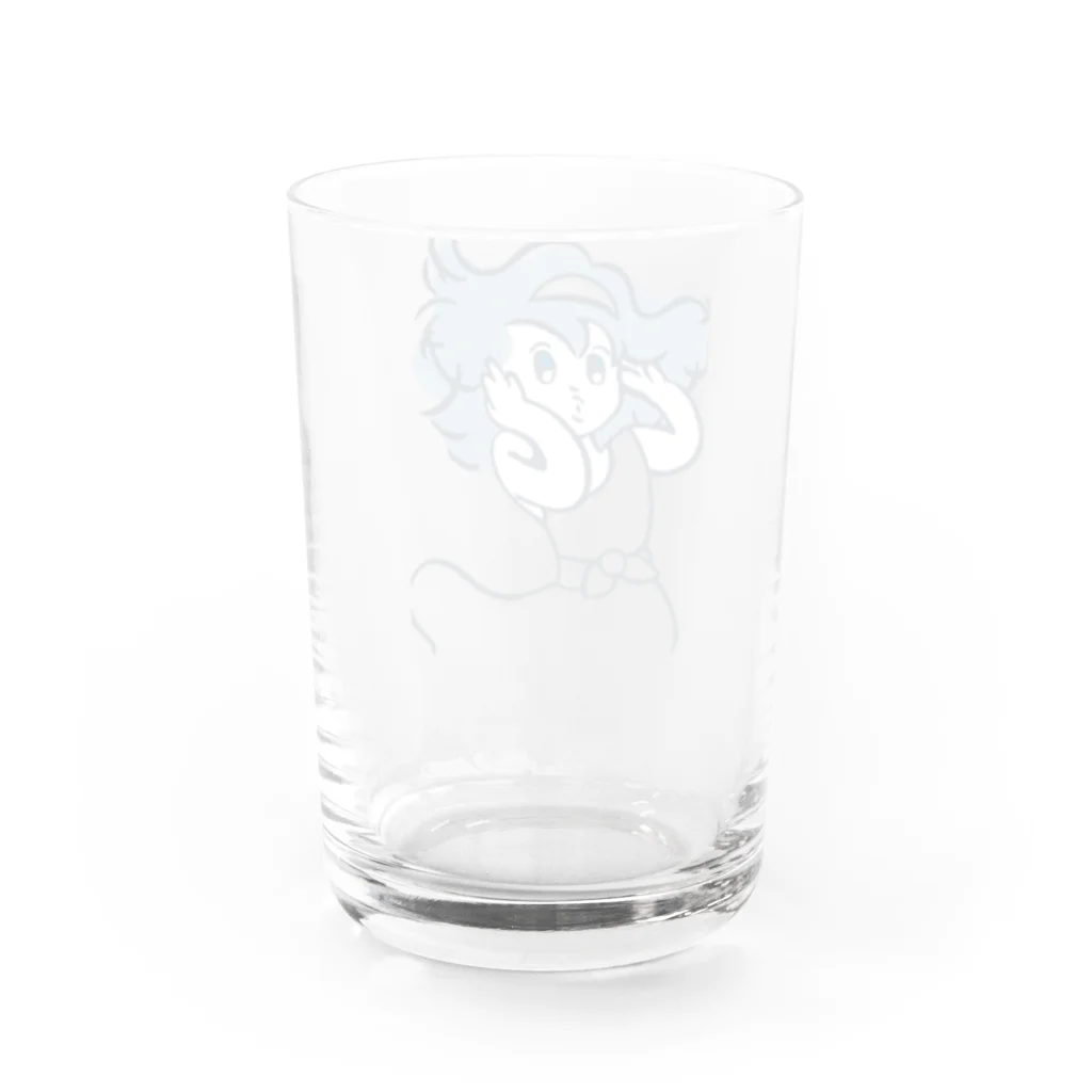 fujicozaccaのwindガール Water Glass :back