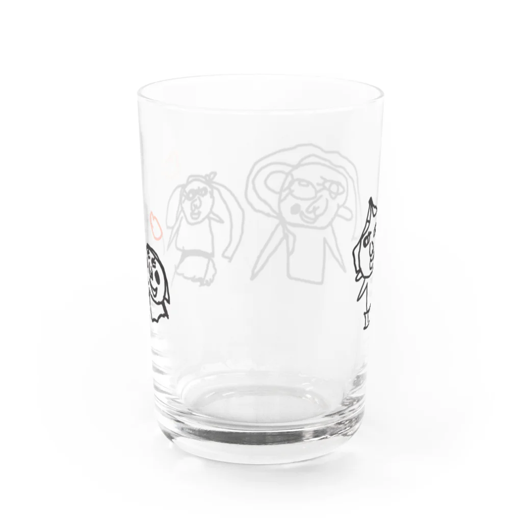 DERICOのタパプールの家族 Water Glass :back