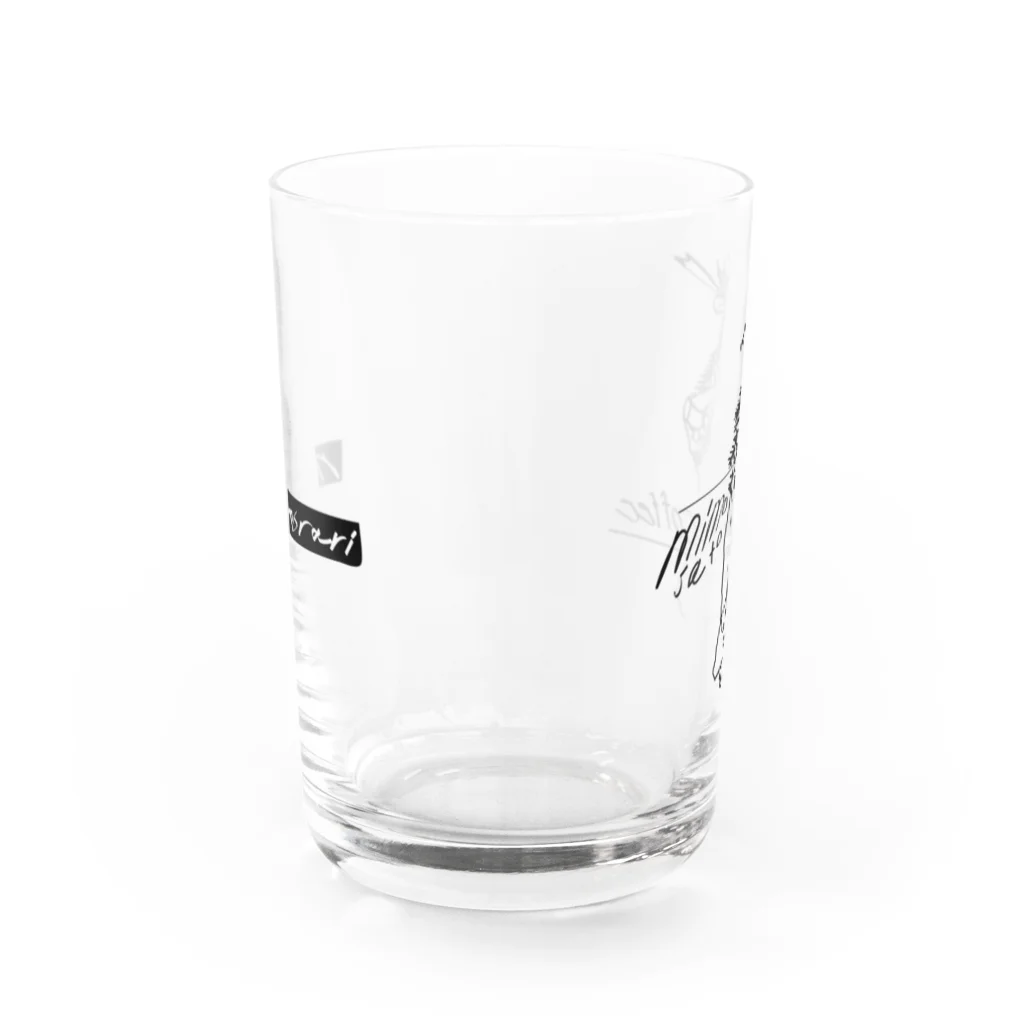 NOMBRARI STOREのミモザとコーヒー Water Glass :back