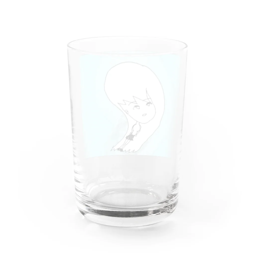 水草のナウ・ガール４６ Water Glass :back