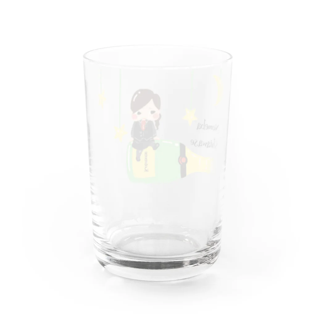 ことのねのことのねひとみちゃんぐらす Water Glass :back