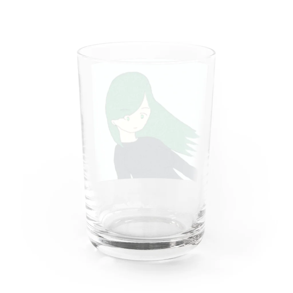 水草のナウ・ガール４８ Water Glass :back