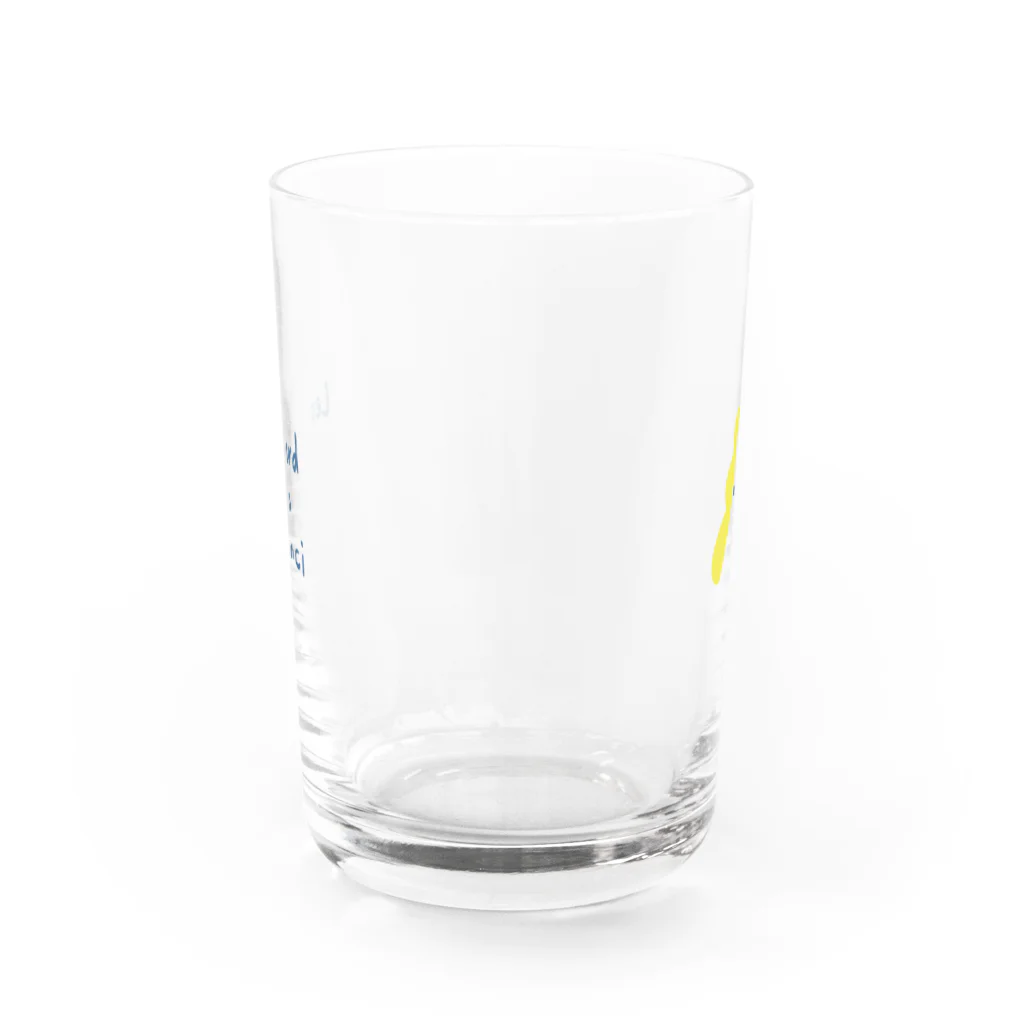 siinamiinaのモナ・リザ Water Glass :back