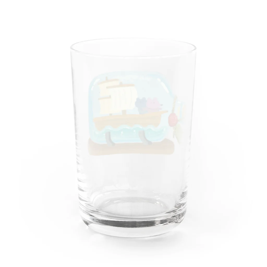 そうまともみ🎨イラストレーターの小さな旅 Water Glass :back