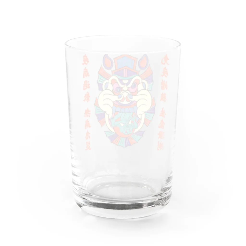holiovyの鍾馗 Water Glass :back