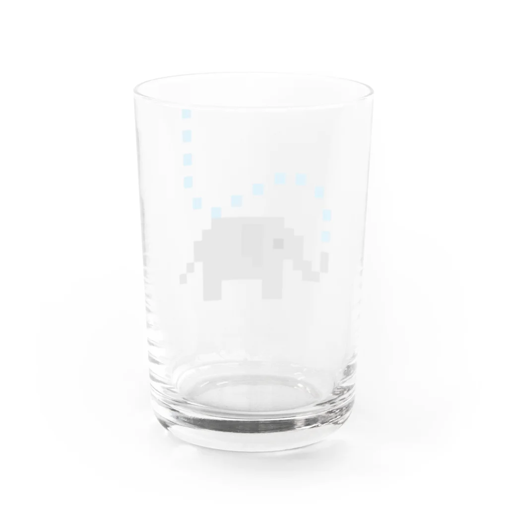 ゲンのかくかくゾウ Water Glass :back