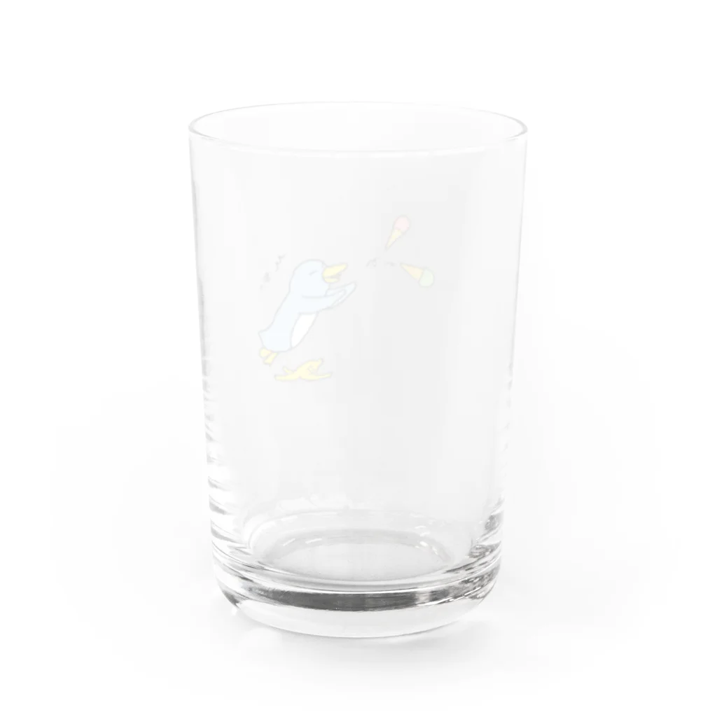 くりみそのおみせのこけペンギン Water Glass :back