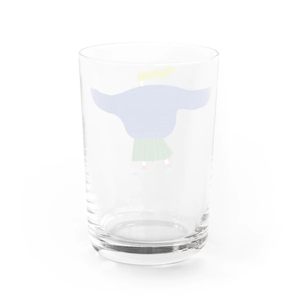 Yui SuzukiのHugGirl Blue Water Glass :back