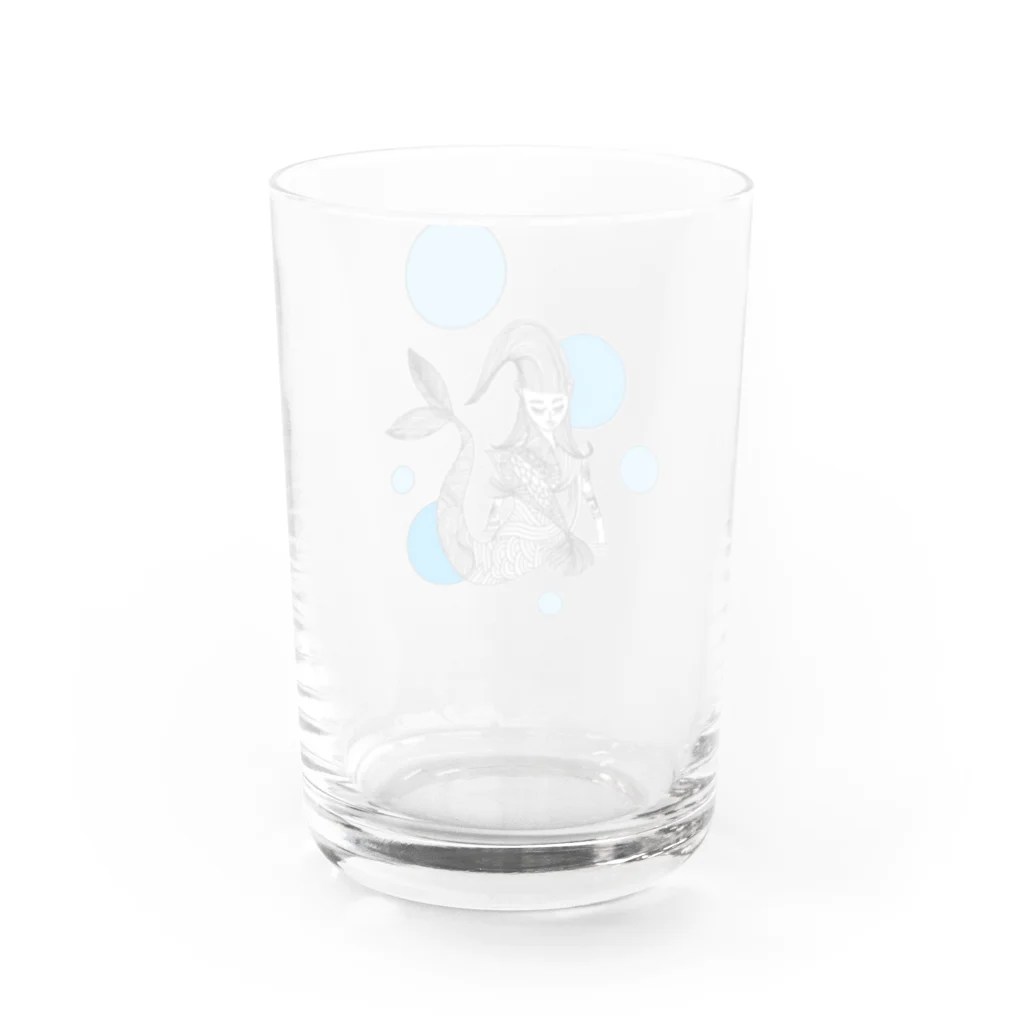 peacefulの人魚 Water Glass :back