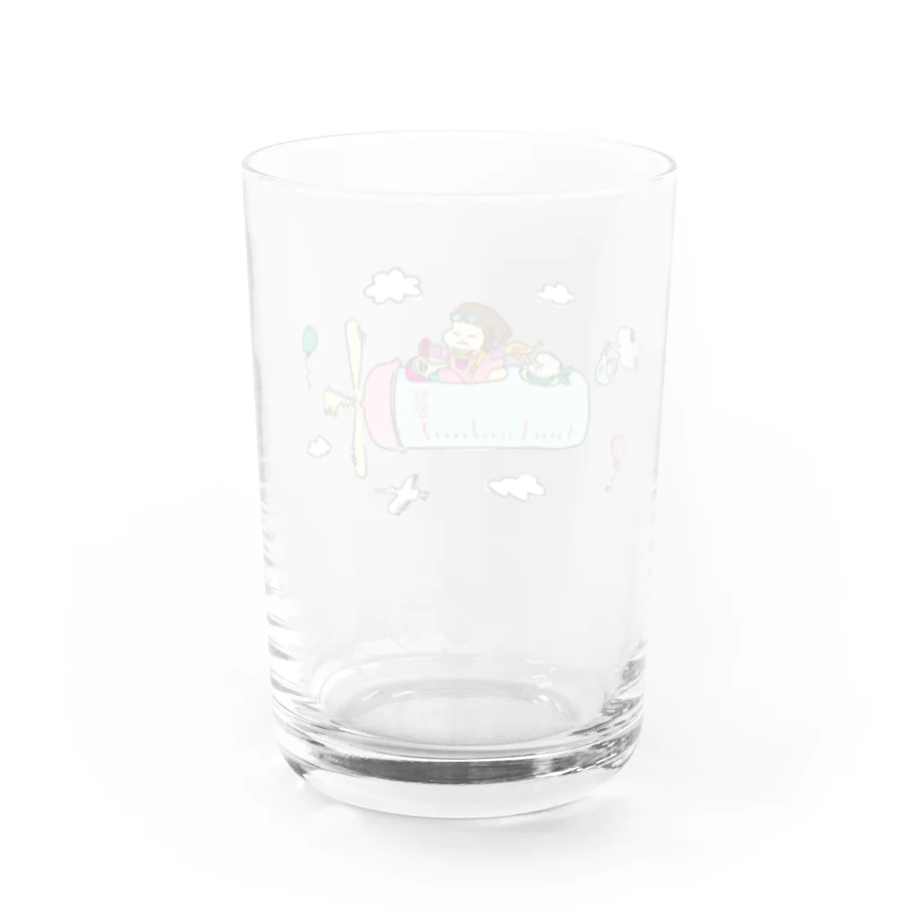 nakashinのこどもまんがベビー生誕記念（パイロット） Water Glass :back