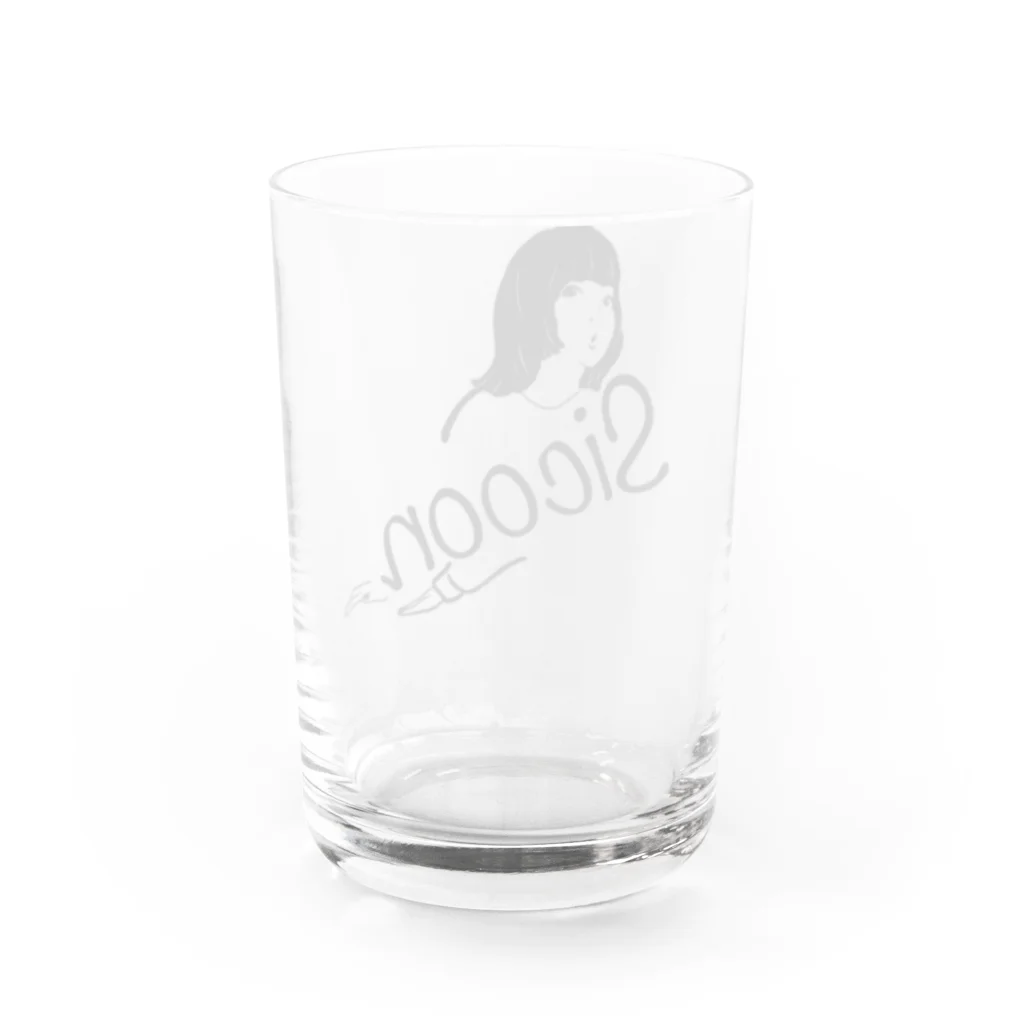 クロスバー直撃 渡邊センスのお店のSicoon girl シリーズ Water Glass :back