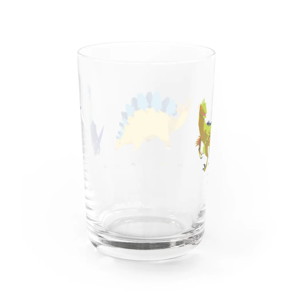 まのでまりなのDINOSAUR Water Glass :back