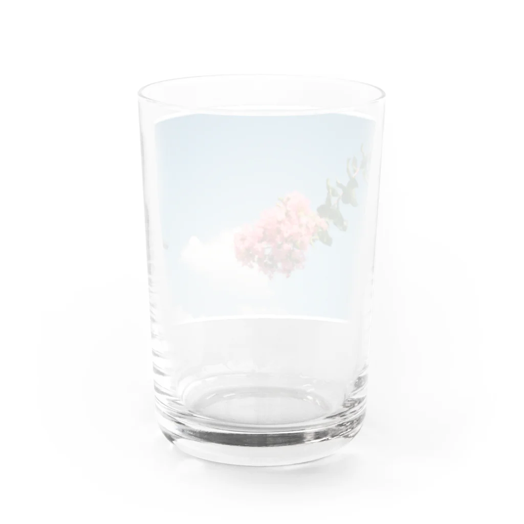 かぴばらのFLOWERS-そら- Water Glass :back