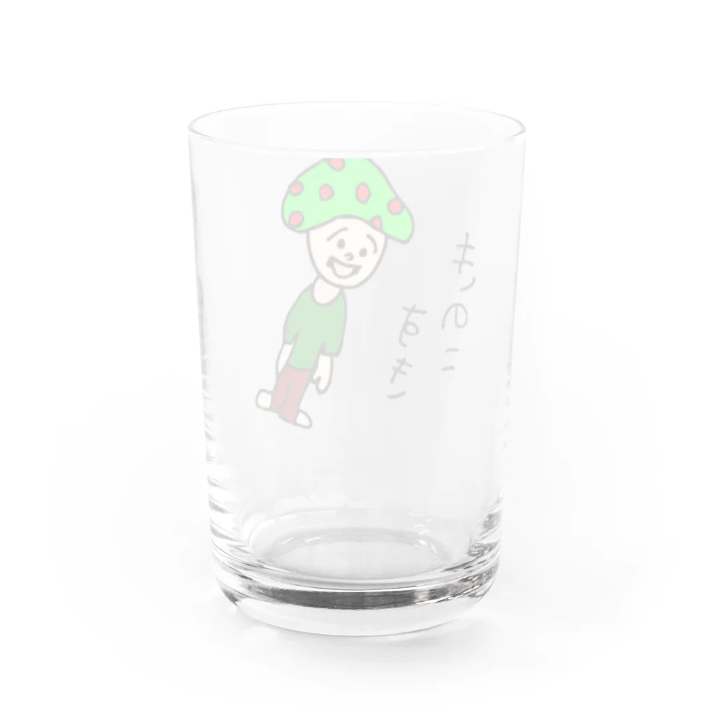 よかとロックのキノコ好き Water Glass :back